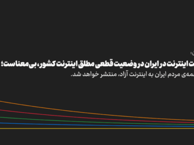 انتشار گزارش ششم کیفیت اینترنت در ایران در وضعیت قطعی مطلق اینترنت کشور، بی‌معناست