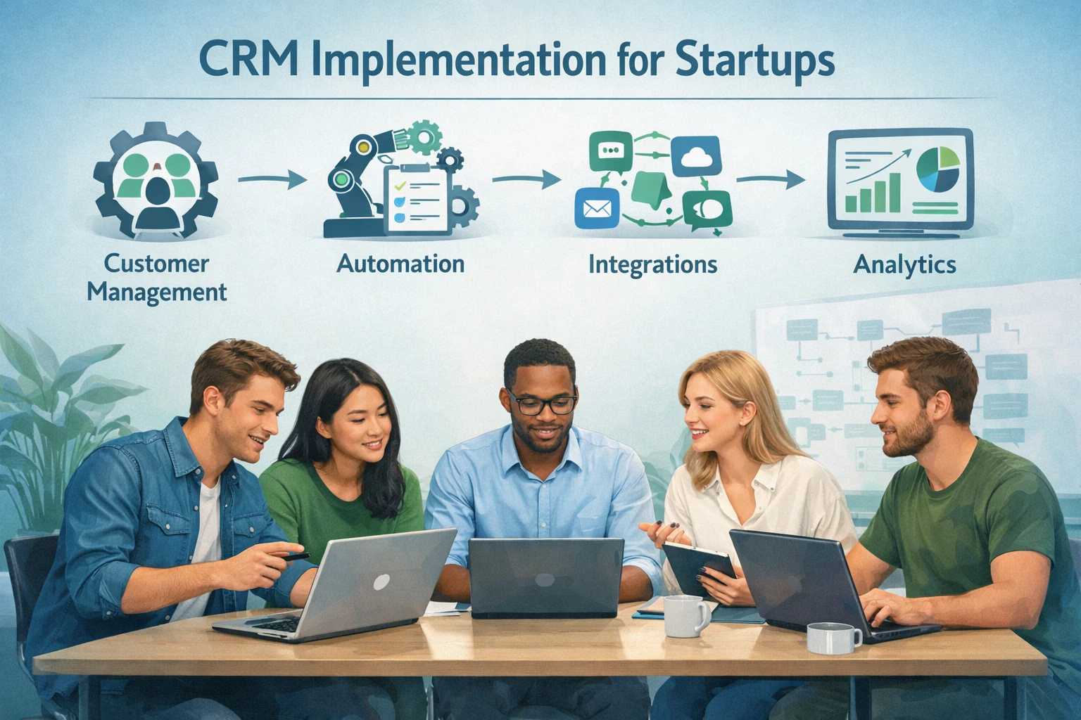 انتخاب و پیادهسازی سیستم CRM مناسب برای نیازهای استارتاپ