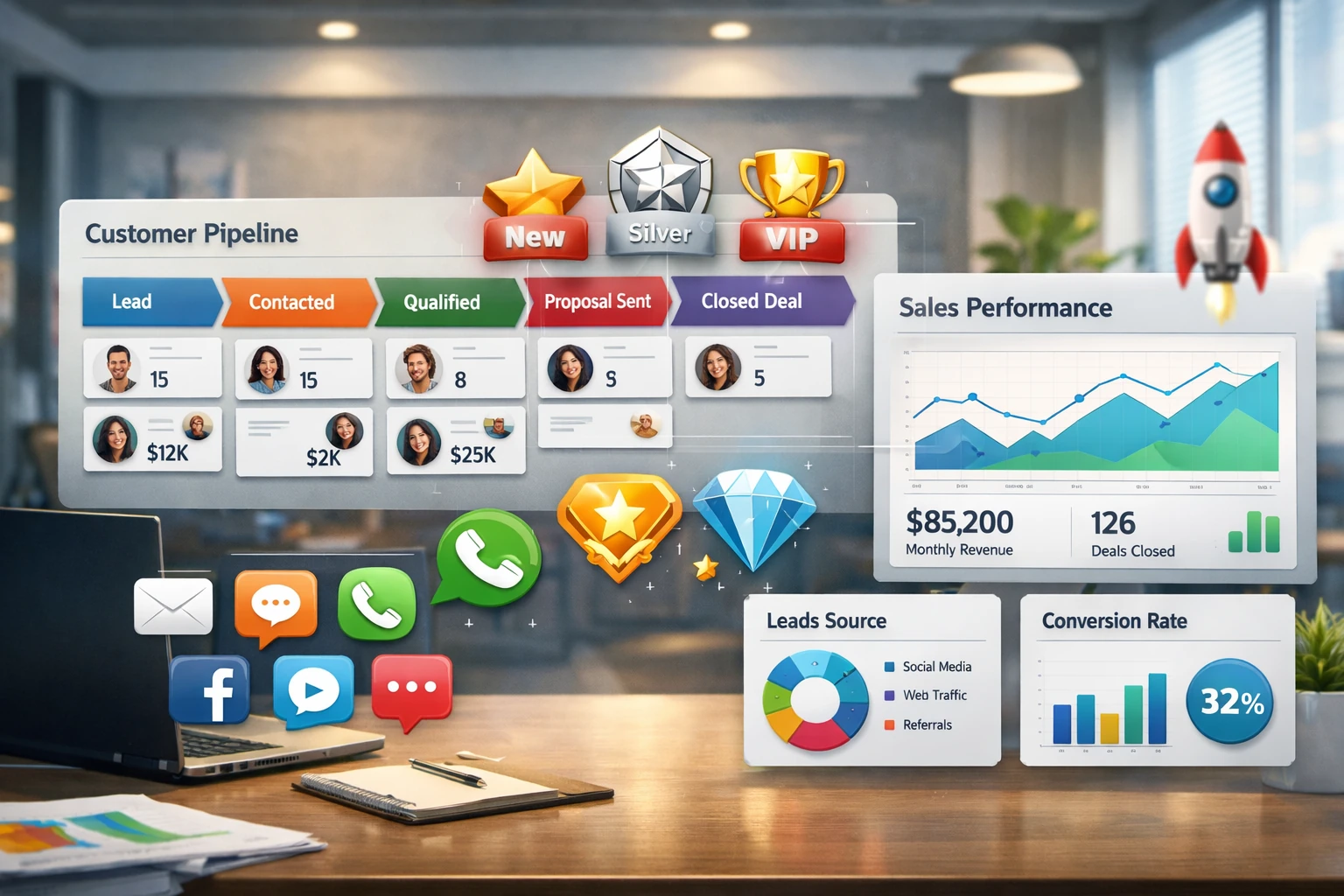 راهنمای جامع CRM استارتاپ: بهینهسازی مدیریت مشتری و افزایش وفاداری