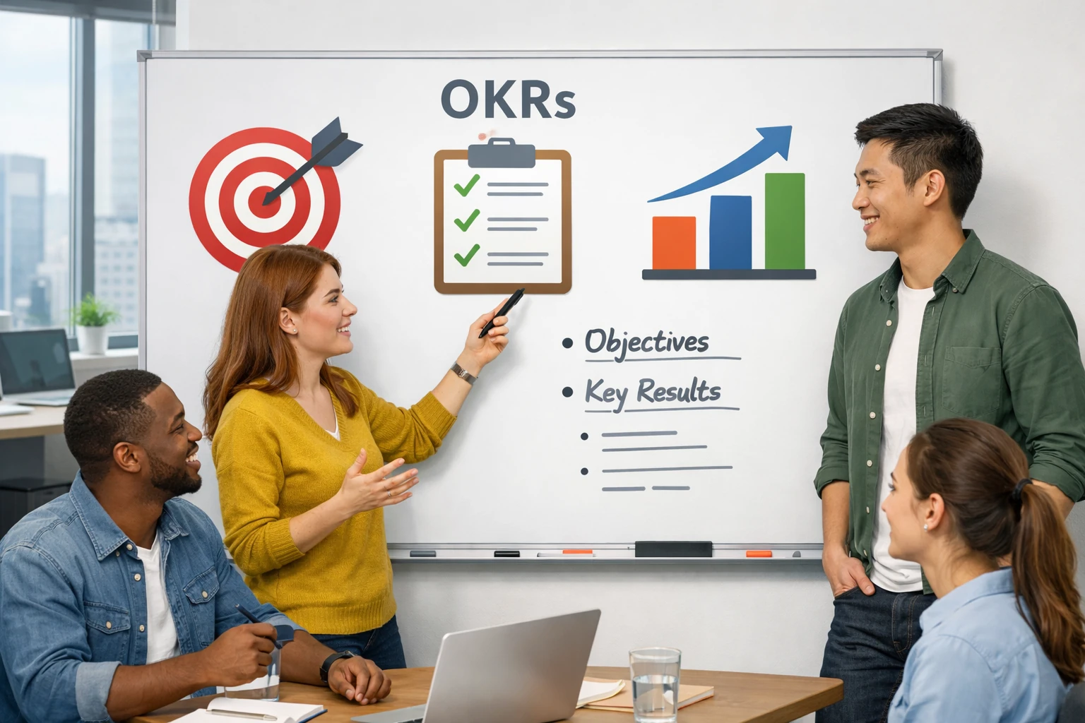 چک‌لیست عملی OKR تیمی در استارتاپ‌ها | راهنمای کامل اهداف و نتایج کلیدی