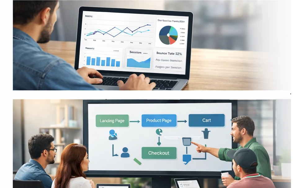 راهنمای جامع تحلیل رفتار کاربر در Google Analytics: از داده تا تصمیم