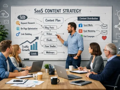 نقشه راه عملیاتی استراتژی بازاریابی محتوا برای شرکت‌های SaaS: از تولید تا توزیع محتوا