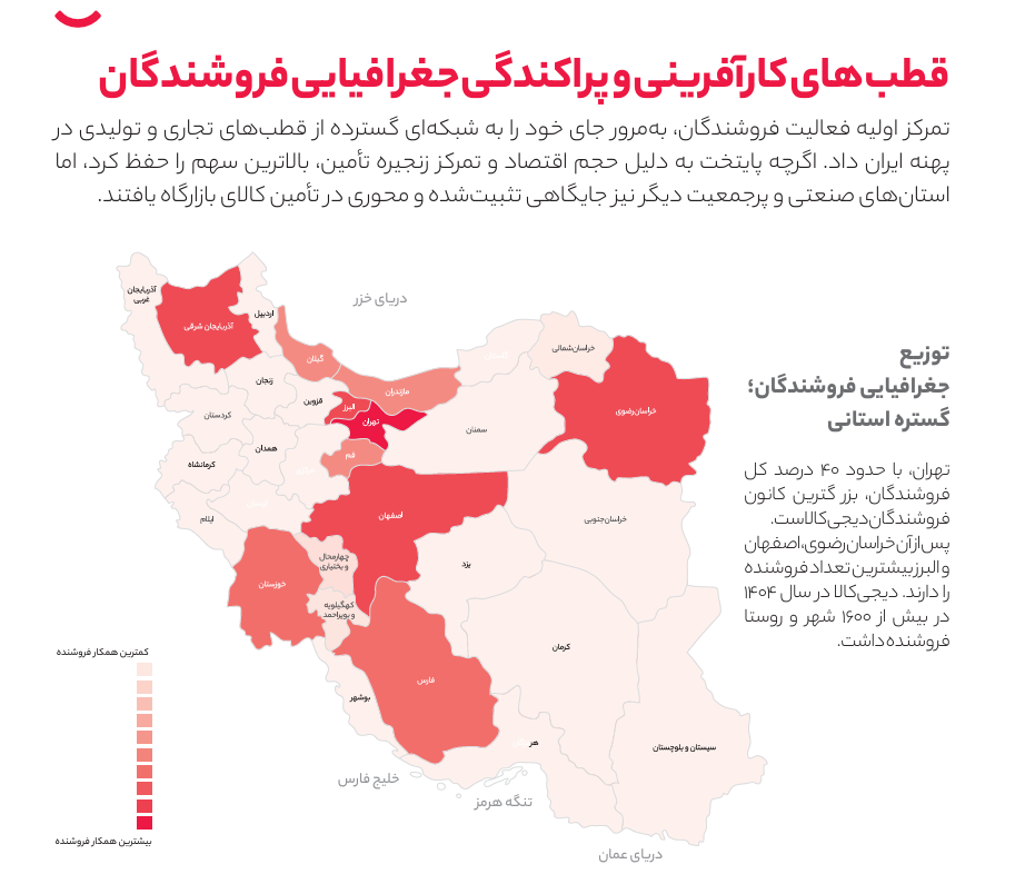 تعداد فروشندگان بازارگاه دیجیکالا در یک دهه، ۸۵ برابر شد تعداد فروشندگان بازارگاه دیجیکالا در یک دهه، ۸۵ برابر شد