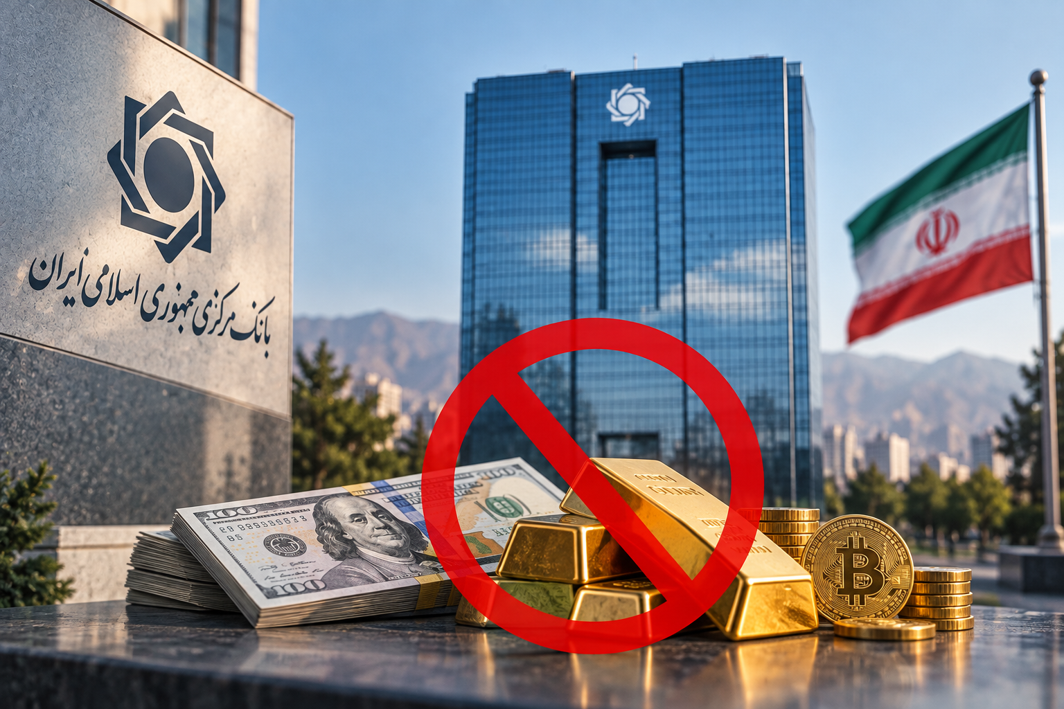 بانک مرکزی اعطای وام برای خرید طلا، ارز و رمزارز را ممنوع کرد